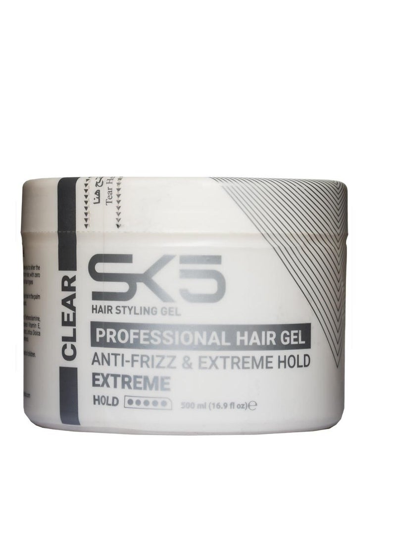 SK5 Ultra Hold Hair Styling Gel Clear  - Image 1