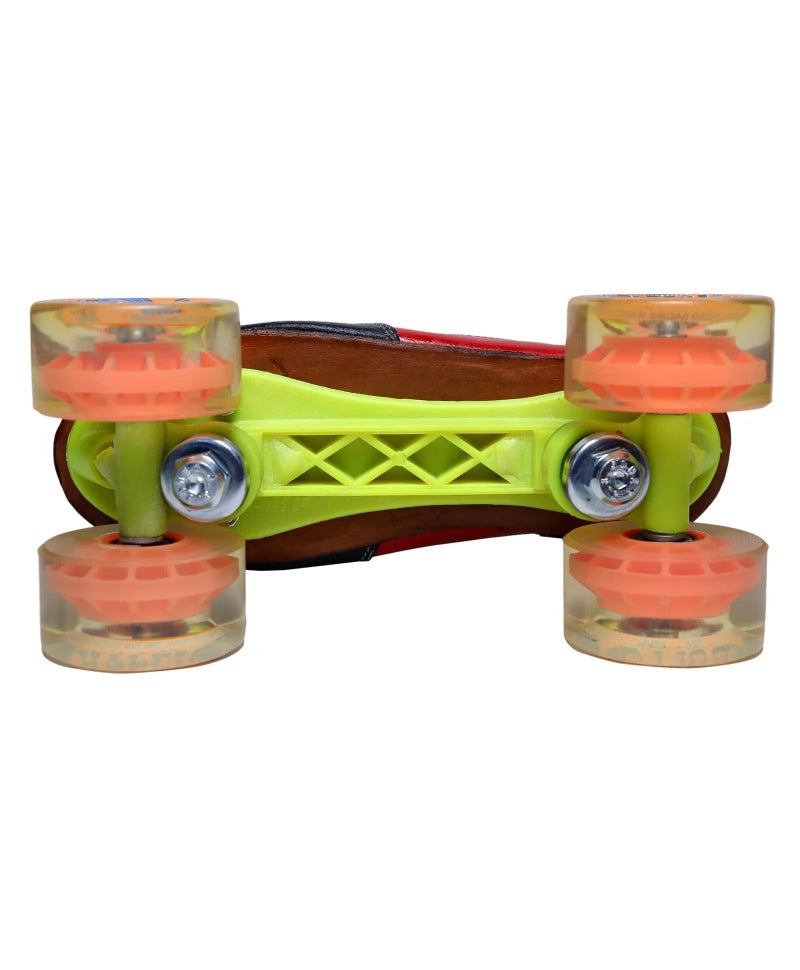 Jonex Unisex_Youth JJ Fix Body Quad Shoe Skate Speed_Wheel Hyper Rollo (Wheels Multicolor) (MYC) (6 UK (25 cm) Junior) - Image 4