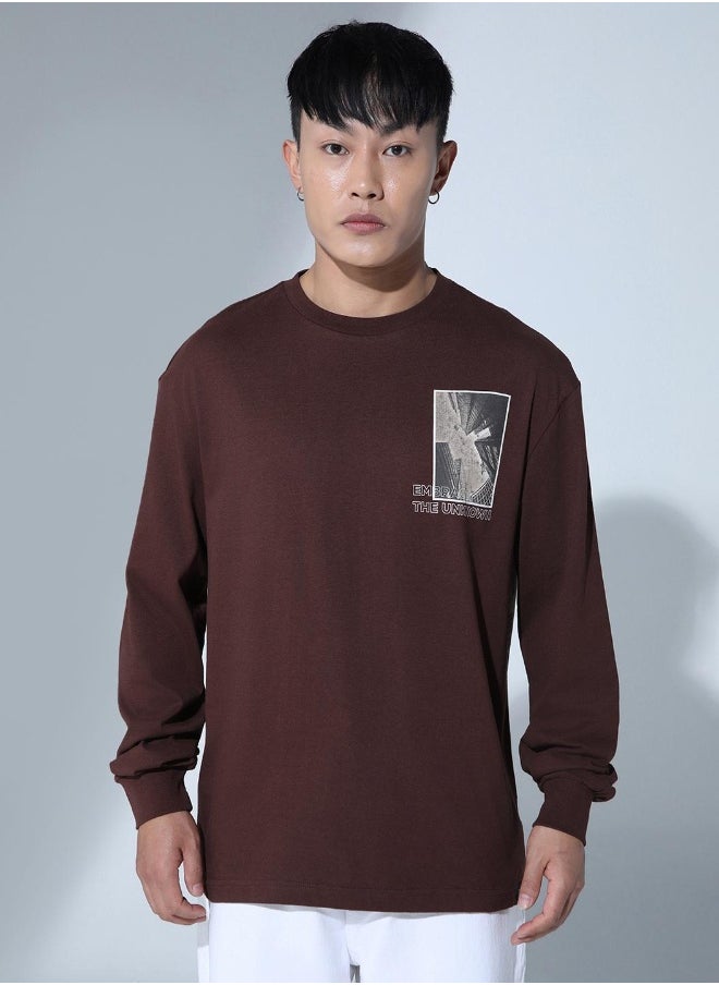 Hubberholme - Brown T-Shirt For Men - Image 1