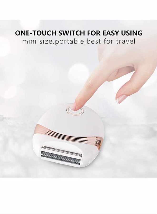 Electric Hair Removal Epilator, Portable Waterproof Painless Electric Hair Shaver, USB Rechargeable Lady Cordless Depilator, Bikini Trimmer Wet and Dry Use for Arm Bikini Leg Underarm - Image 4