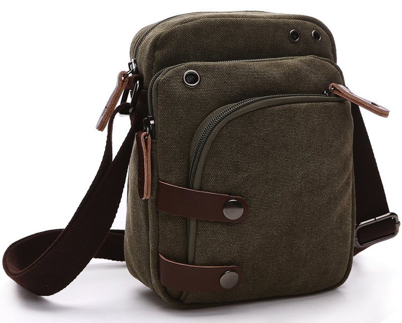 Collsants Mini Crossbody Bags for Women and Men - Small Purses and Handbags - Travel Canvas Shoulder Bags - Image 1