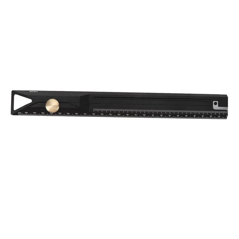 25cm Aluminum Alloy T Square Ruler High Accuracy Durable for Woodworking Drafting - Image 5