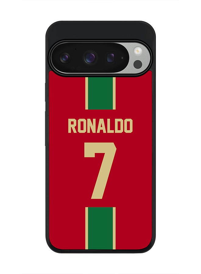 Stylizedd For Google Pixel 9 Pro Case,Slim fit Camera Protection, Shockproof Thin Phone cover - Football - Portugal, Ronaldo - Image 1