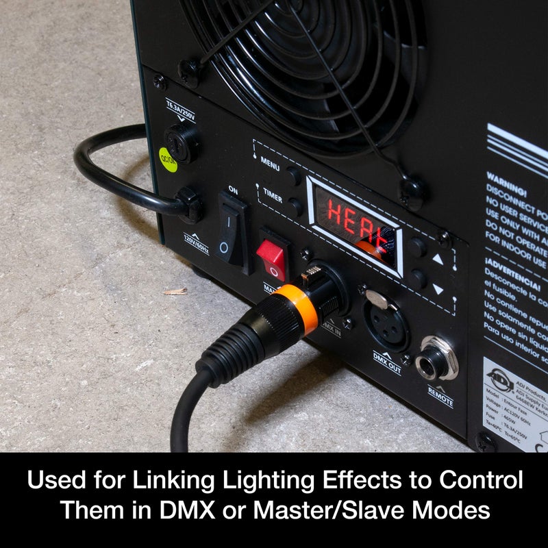 Accu-Cable Accu Cable 25 foot 3 pin true dmx cable rated at 110 ohms end to end to ensure no signal drop - Image 2