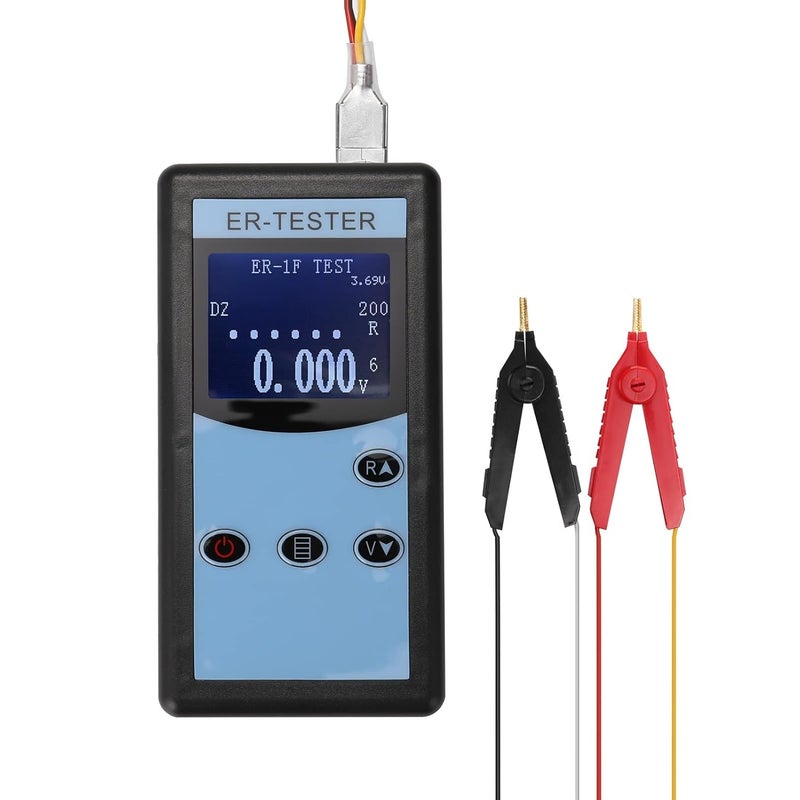 Battery Tester, Internal Resistance Tester Four-Wire Battery Internal Voltage Resistance Testing Tool Handheld Portable Battery Button Tester(Four Wire Rack) - Image 4