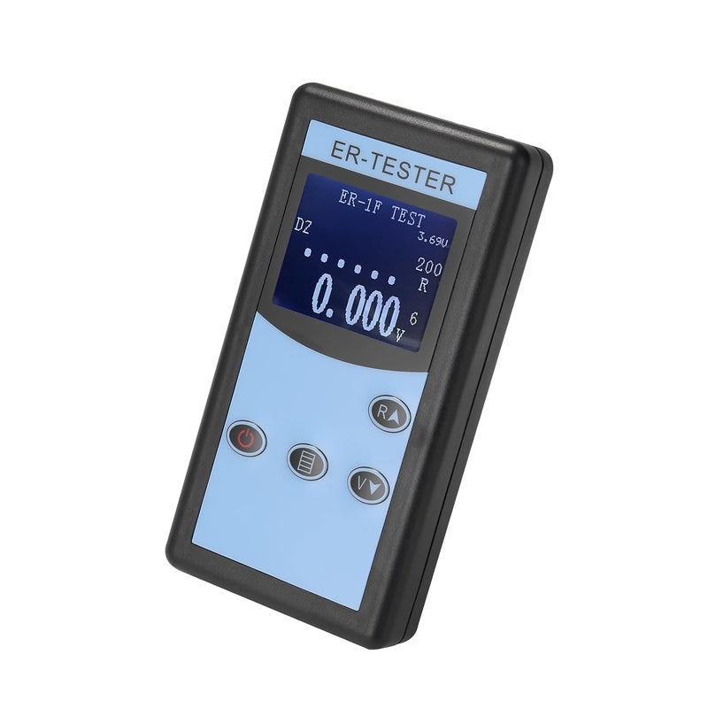 Battery Tester, Internal Resistance Tester Four-Wire Battery Internal Voltage Resistance Testing Tool Handheld Portable Battery Button Tester(Four Wire Rack) - Image 1