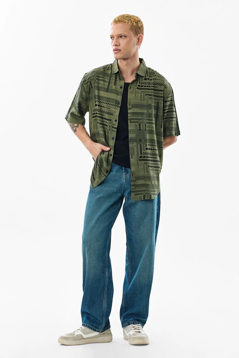 SNITCH Abstract Box Fit Shirt