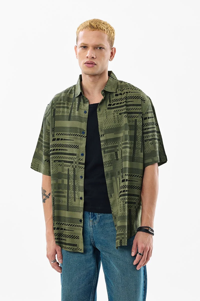 SNITCH Abstract Box Fit Shirt