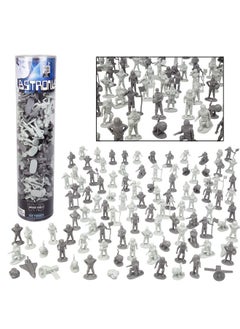 SCS Direct Space & Astronaut Action Figure Toy Playset- 100+ Pcs with 11 Unique Characters- Astronauts, Asteroids, Rockets, & More- Great for Party Favors, Decorations, Dioramas, Stocking Stuffers, & Xmas Gifts  - Image 1