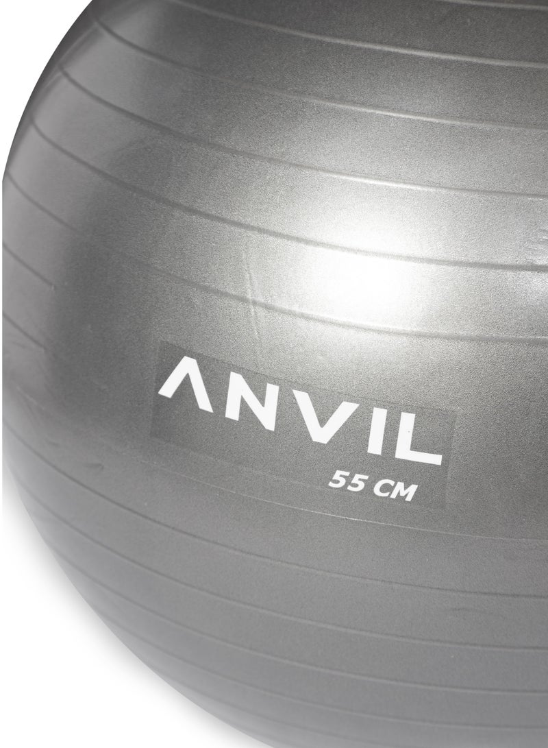 Anvil Fitness Anti Burst Gym Ball 55cm - Image 2