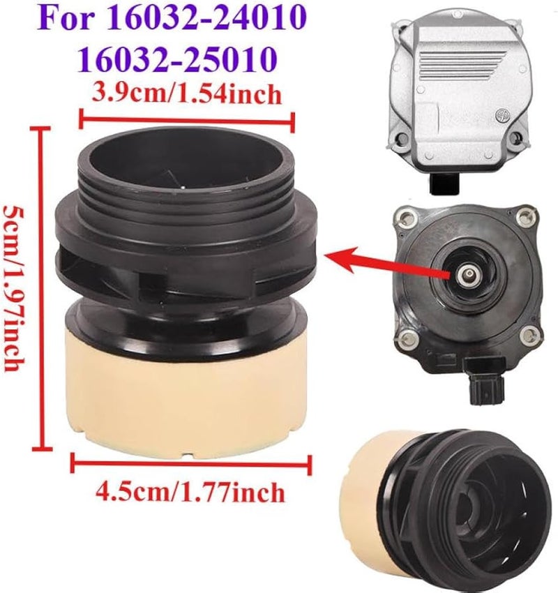 Water Pump Inner Rotor 16032 24010 Compatible With Lexus UX200 ES250 NX300h RX350h - Image 5