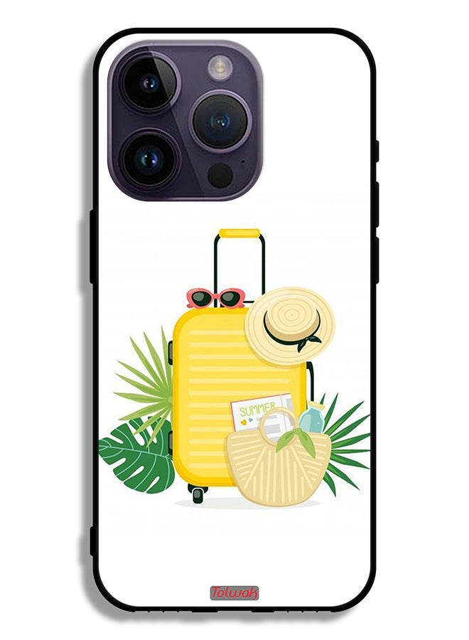 Tolwak Apple iPhone 14 Pro Protective Case Summer Digital Art - Image 2