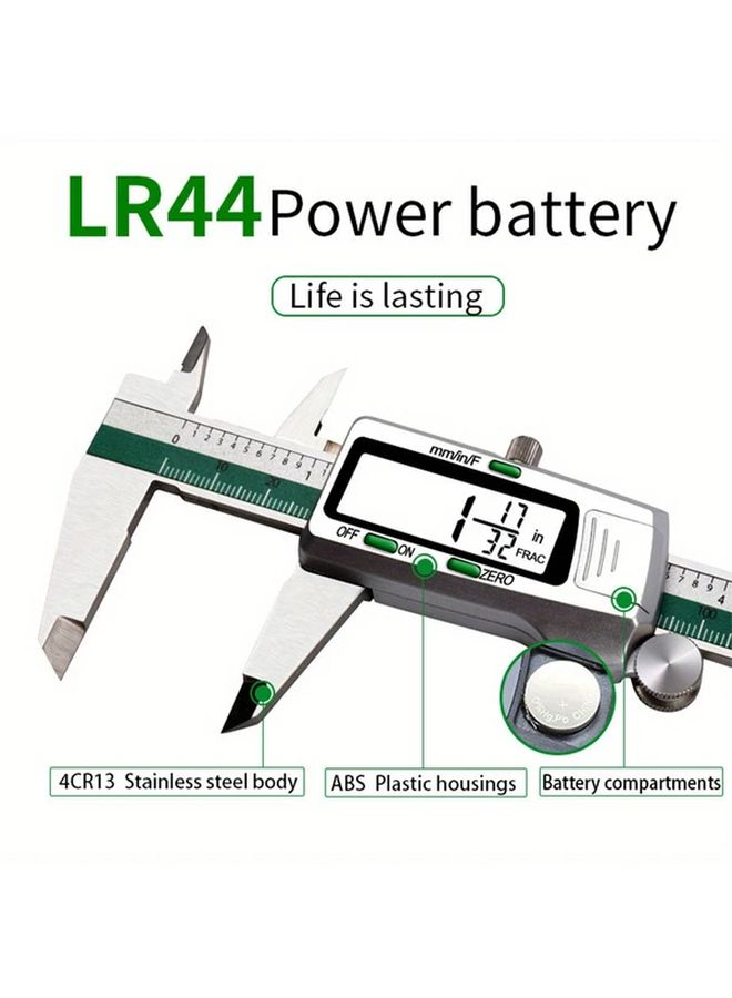 Stainless Steel Digital Caliper 150mm Large LCD Display Measurement Tool - Image 4