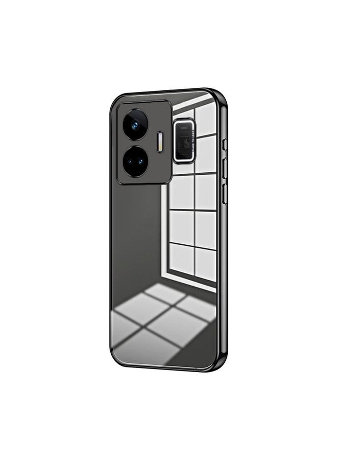 S-TOP Case For Realme GT Neo 5 / GT3 Transparent Plating Fine Hole Phone Case - Image 1