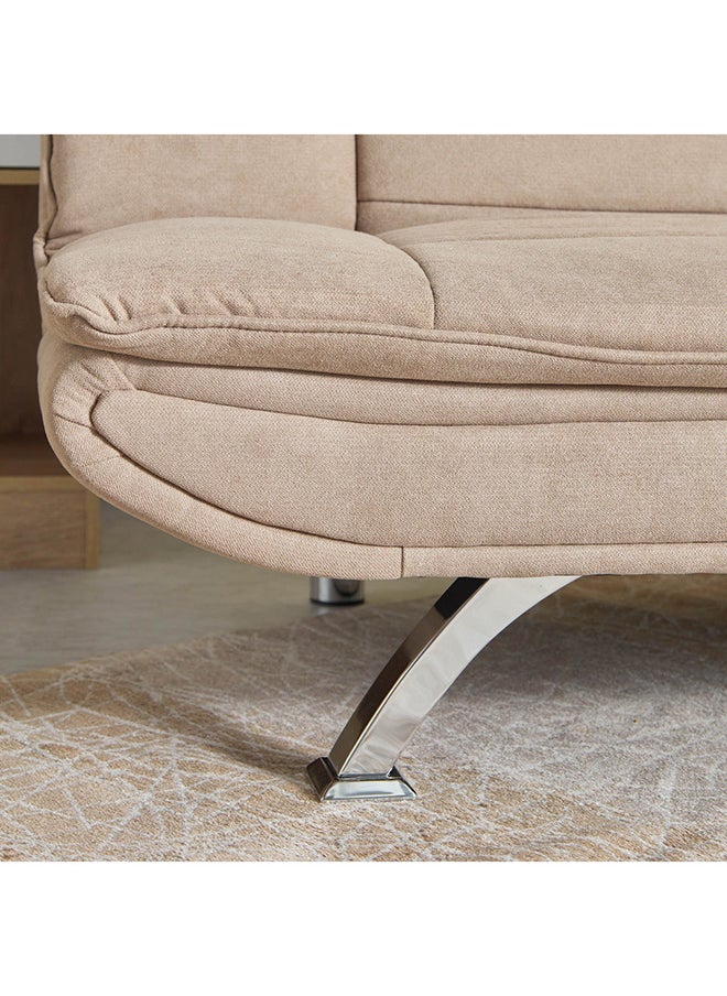 Home Box - Joyfull 3-Seater Beige Sofa Bed 88 x 83 x 183 cm - Image 1