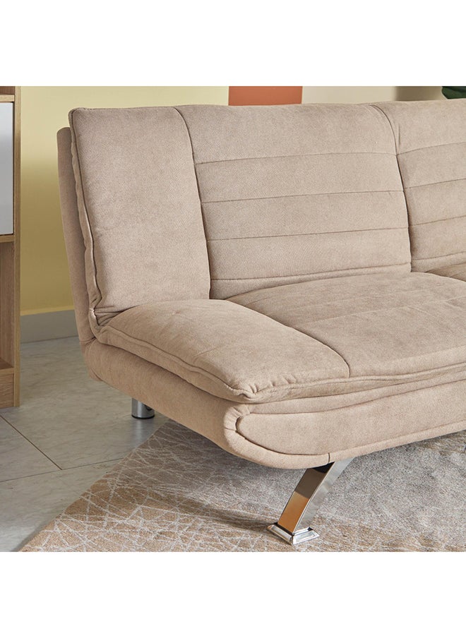 Home Box - Joyfull 3-Seater Beige Sofa Bed 88 x 83 x 183 cm - Image 1