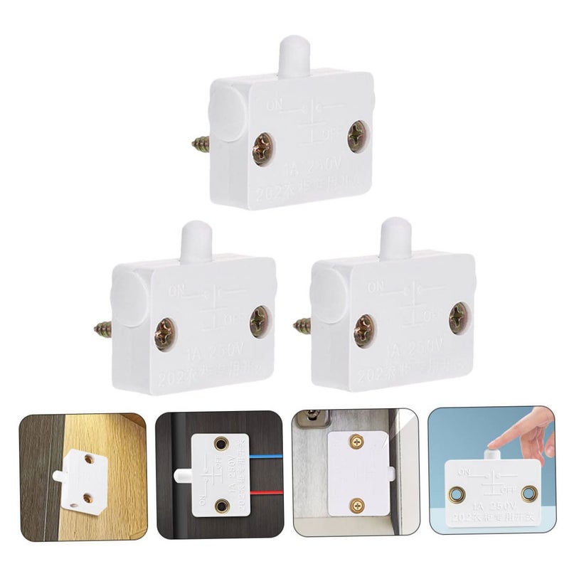 3Pcs Automatic Cabinet Door Light Switch For Kitchen Closet Pantry Smart Home - Image 4