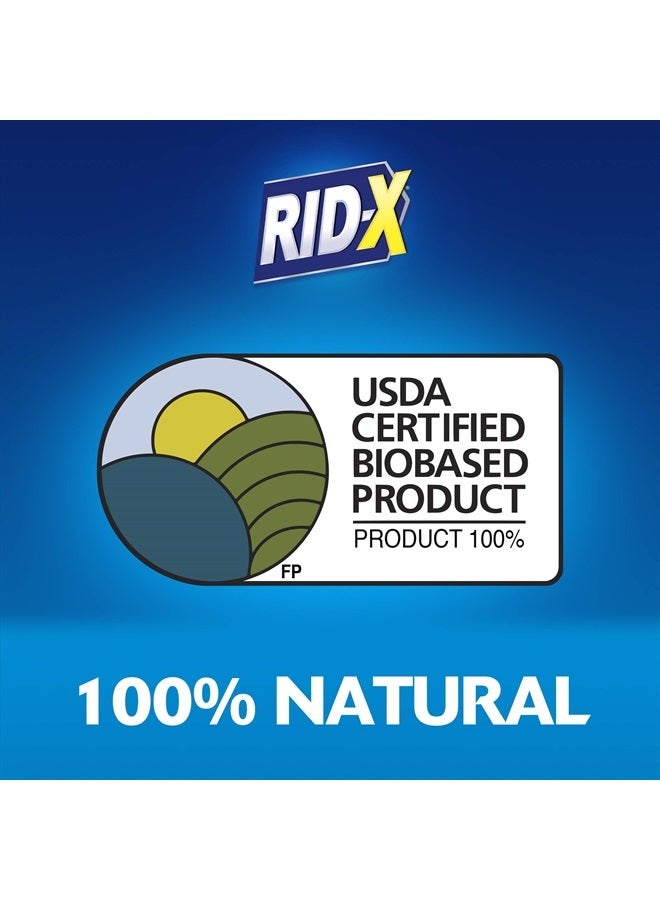 Rid-X علاج RID-X للصرف الصحي، علاج خزان الصرف الصحي، إمداد شهر واحد من المسحوق، 9.8 أونصة - Image 4