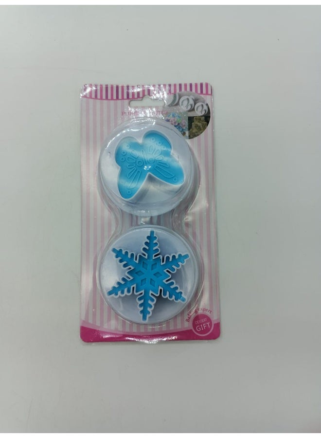 Genaric مجموعة قواطع بسكويت فراشة و ندفة ثلج - متعة الخبز!