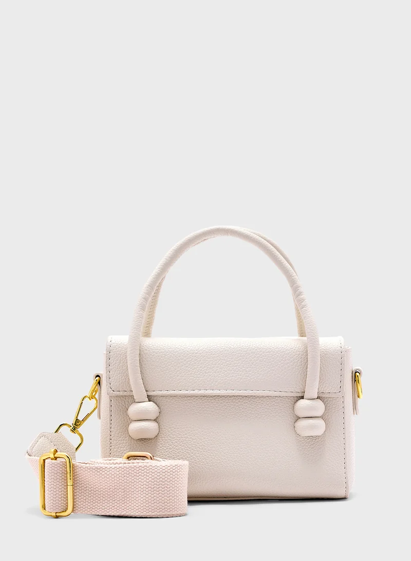 ELLA Minimalistic Satchel Bag With Wide Long Strap