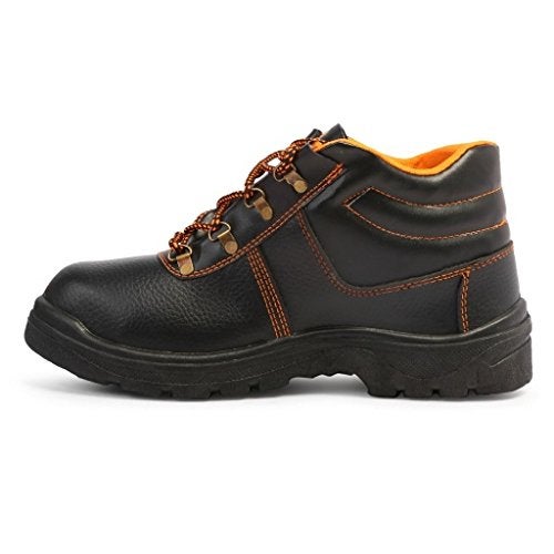 NEOSAFE Spark A5005 PVC Labour Safety Shoes ( 7, Black) - Image 2
