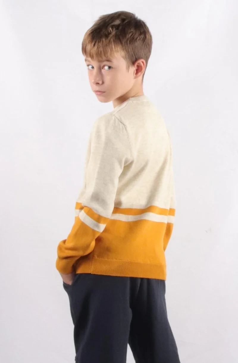 Alexander Gardi Crew Neck Kids Knitwear Sweater (C21-18668)