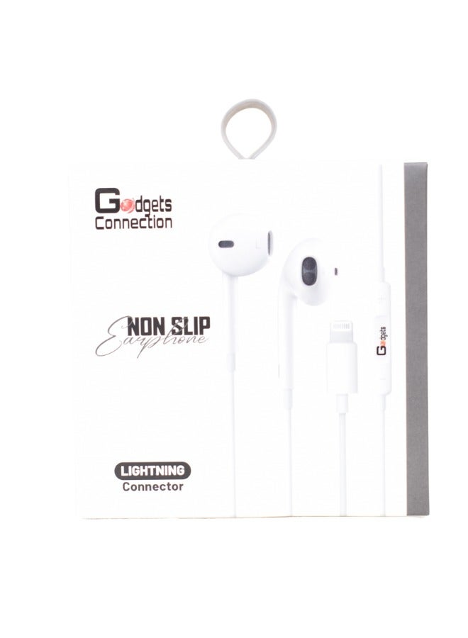 Gadgets Connection Non-Slip Earphones - Lightning Connector for iPhone - Image 4