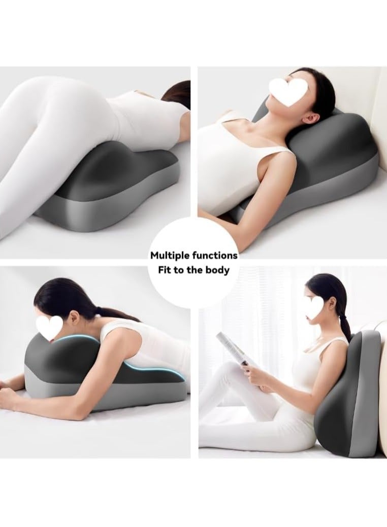 MOMENT Couples Butt Cushion for Pregnant Women Furniture Pillow Support Pillowcase Suitable for Home Use, Ideal for Sitting and Lying, Foam Pillow Modern and Simple Style - Image 4