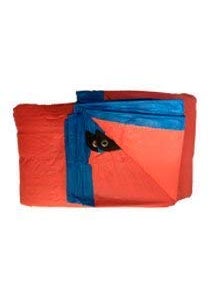 Fashion Senora FASHION SENORA OrangeBlue Waterproof Strong Heavy Duty Plastic Size Tarpaulin 15x18 Sun and Rain Protection  - Image 2