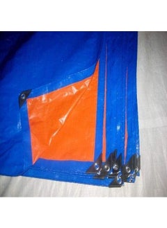 Fashion Senora FASHION SENORA OrangeBlue Waterproof Strong Heavy Duty Plastic Size Tarpaulin 15x18 Sun and Rain Protection  - Image 4