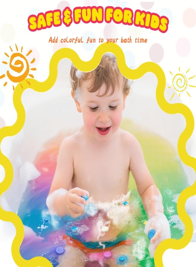 NEWFEIFAN Bath Bombs for Kids, Boys & Girls Valentines Day Gifts Set, 180 Mini Color Tablets in 9 Bright Colors for Creative Bathtub Art Bath Toys Fun Colorful Bath Scientific Experiment for Boys Girls 3-12 - Image 4
