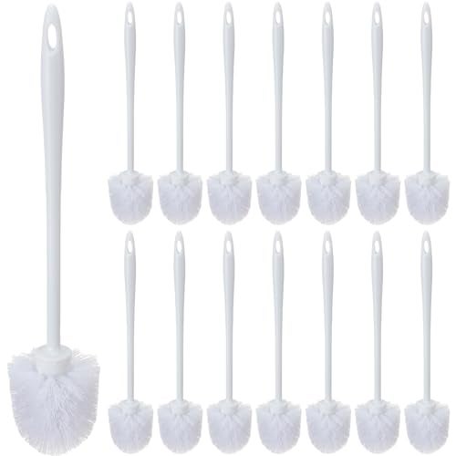 Tioncy 15 Pcs 142 Inch Toilet Brush Commercial Heavy Duty Toilet Bowl Cleaning Scrub Long Scrubber for Bathroom Cleaning Supplies - Image 1