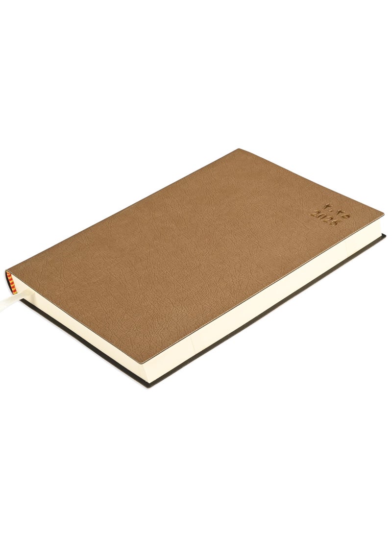 FIS FIS Flexible Diary 2025 (Arabic/English) A5, Cream - FSDI131AE25CR  - Image 1
