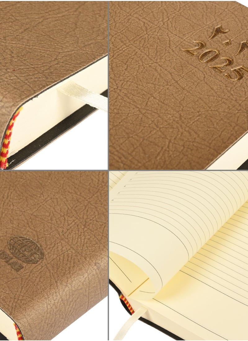 FIS FIS Flexible Diary 2025 (Arabic/English) A5, Cream - FSDI131AE25CR  - Image 3