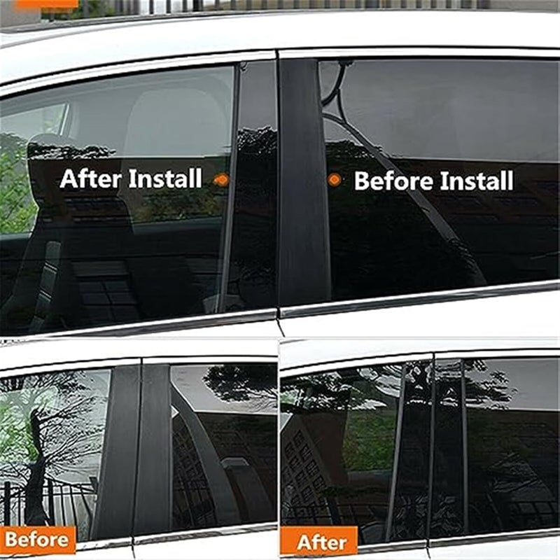 Wivplex Car Window Trim Cover for Toyota Prius 2004-2009 - Image 5