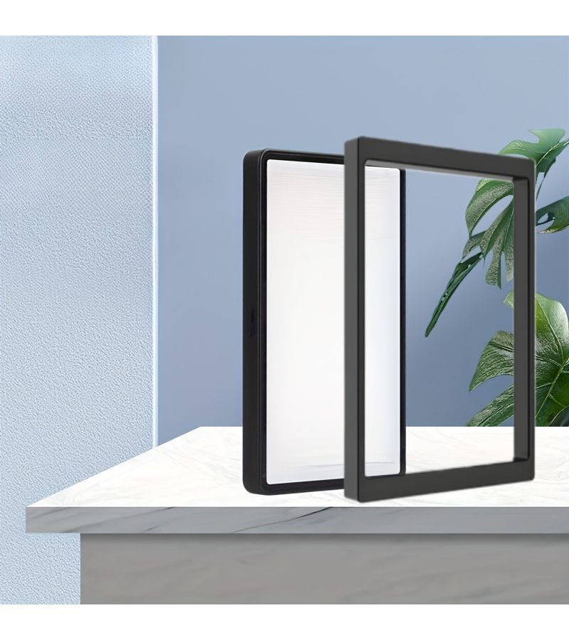 2 Pack Black Magnetic Glass Card Protective Case With Metal Frame For PSA BGS Cards UV Protection Scratch Resistant Display Box Including Inner Lining - Image 3