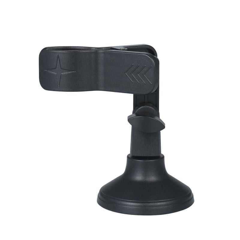 Black Mic Clip With Lock Knob for Angle Adjustment - Sturdy Portable Microphone Bracket for Live Streaming Singing Recording - Image 3