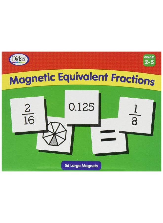Didax Educational Resources Magnetic Equivalent Fractions, White