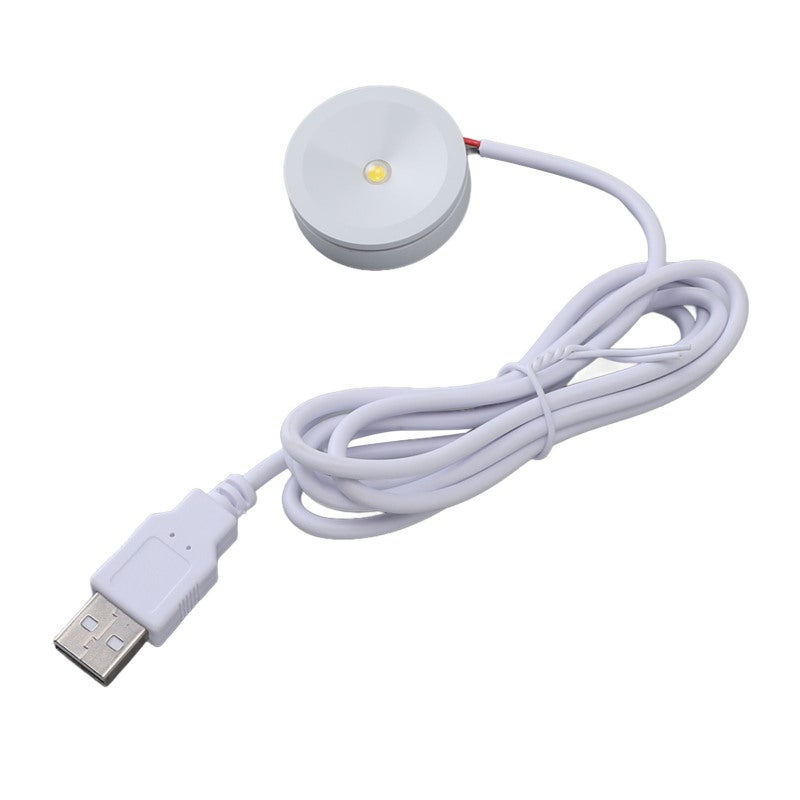 ضوء موجه صغير LED بقدرة 1 واط مع إضاءة شديدة السطوع وخالية من الوهج - ضوء موجه يعمل بمنفذ USB لخزائن المجوهرات - ضوء مميز موفر للمساحة لواجهات العرض - Image 5