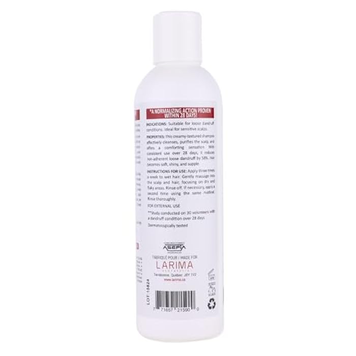 Ecrinal Flaky Scalp Shampoo 220ml – Eliminates Loose Dandruff - with Piroctone Olamine & D-Panthenol – Sulfate & Paraben Free, Gentle on Sensitive Scalps - Image 3