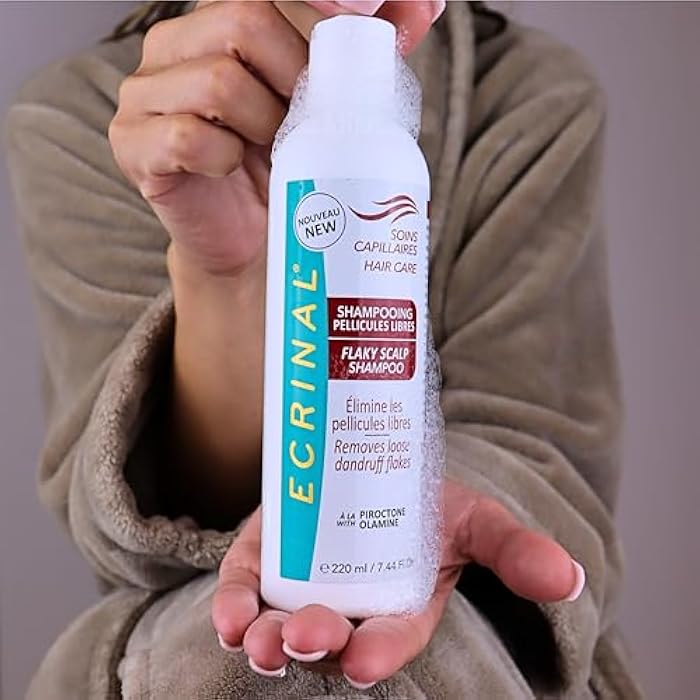 Ecrinal Flaky Scalp Shampoo 220ml – Eliminates Loose Dandruff - with Piroctone Olamine & D-Panthenol – Sulfate & Paraben Free, Gentle on Sensitive Scalps - Image 4