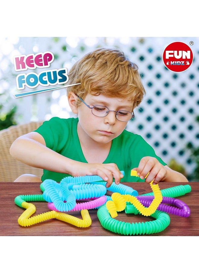 Jumbo & Mini Pop Tubes Toddler Fidget Toys Funkidz 21Pack Expandable Stretchy Pipe Sensory Tubes Stocking Stuffers For Kids Learning Gifts Playing Fun For All Ages - pzsku/Z1082DF497146178981CAZ/45/_/1720004704/d1931458-54b9-425b-a875-ad3123a716ee