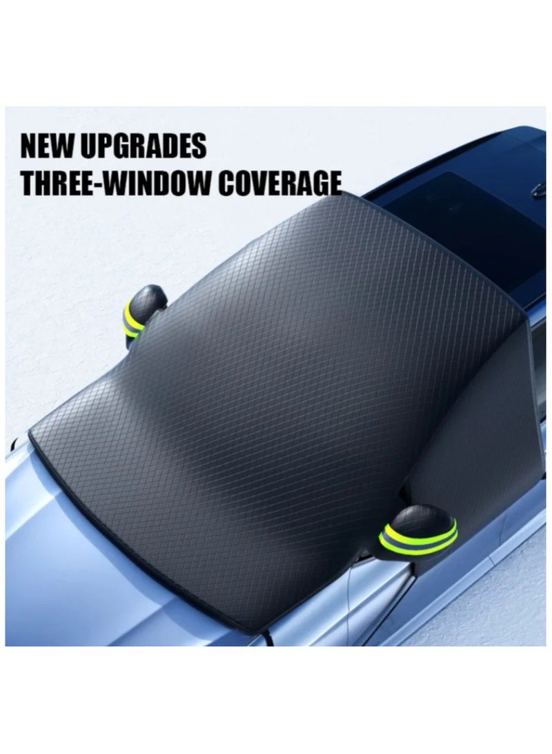 Space Oxford Fabric Car Sun Shade Front Shield and Side windows, UV Protection, Anti-sun, Anti-frost and Anti-snow - Image 3