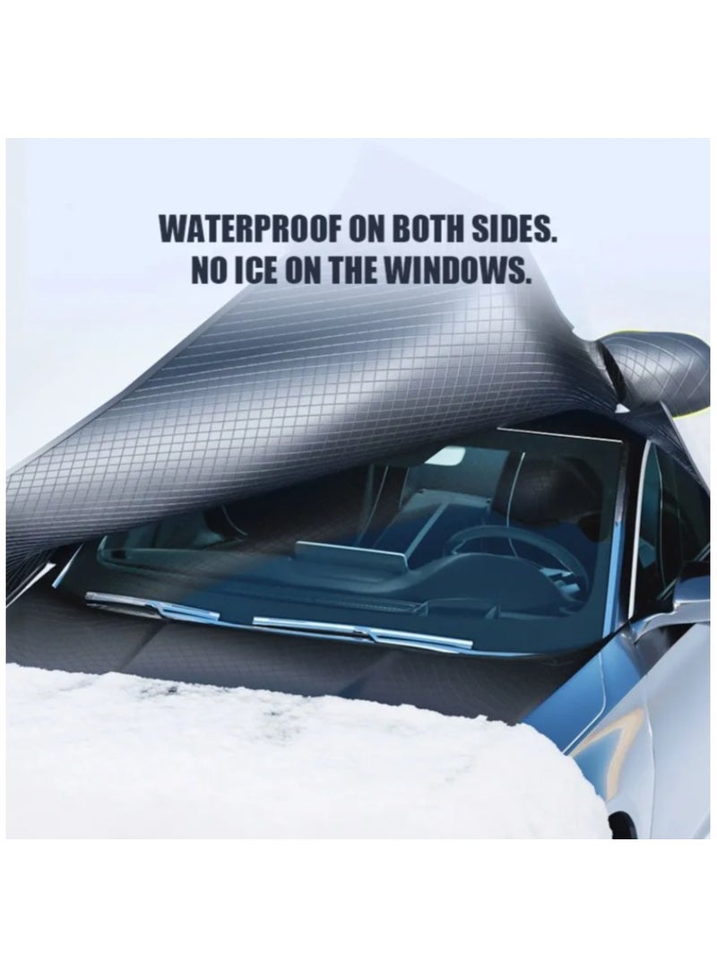 Space Oxford Fabric Car Sun Shade Front Shield and Side windows, UV Protection, Anti-sun, Anti-frost and Anti-snow - Image 5