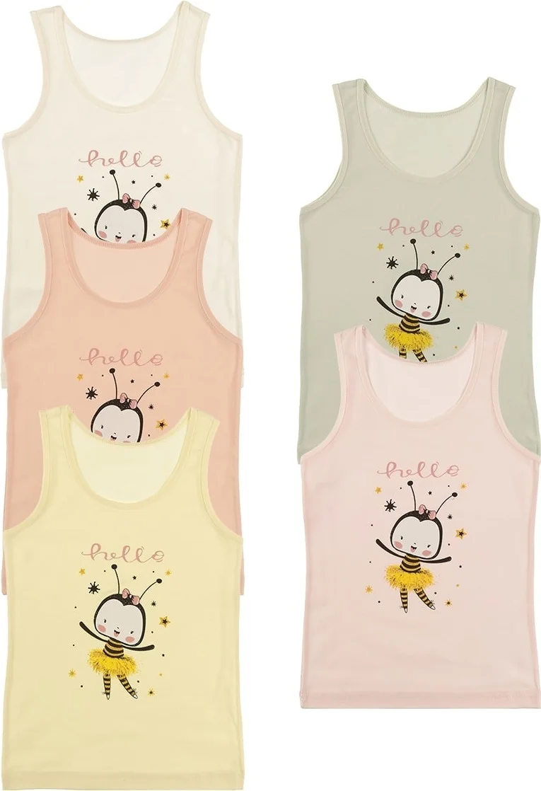 دونيلا 5 Color Bee Printed Girl's Athlete - 4971GS