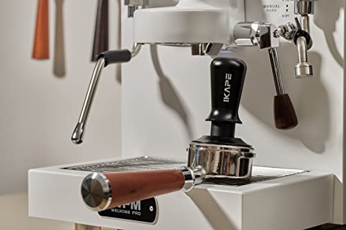 IKAPE 53.3mm Espresso Tamper, Premium Barista Coffee Tamper with Calibrated Spring Loaded, 100% Flat Stainless Steel Base Tamper Fits for Breville Series 54mm Portafilter Basket - Image 5