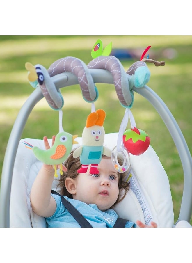 Taf Toys Taf Toys Garden Spiral | Babyâ€™s Fun Accessory for Car Seat & Pram Etc, Hanging Rattling Toys, Easier Parenting, Keeps Your Baby Happy, Ideal Gift, Soother Strawberry Shape Case, for Easier Outdoors  - Image 2