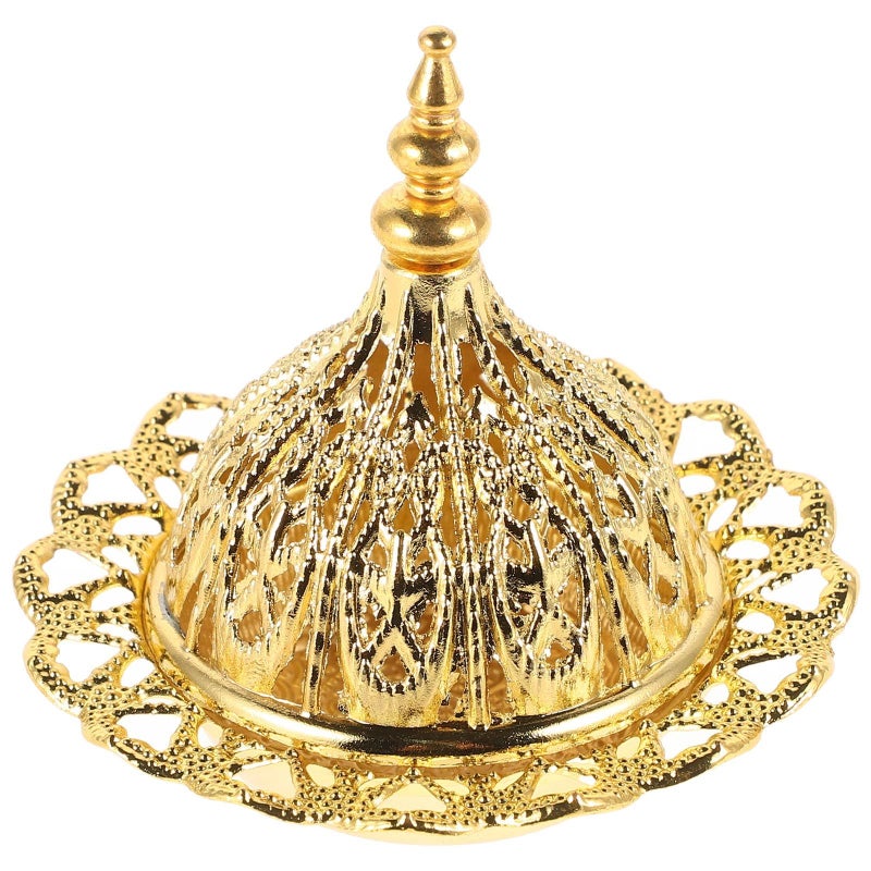 Vintage Lotus Flower Incense Burner Burner 2pcs Metal Censer With Hollow Design Removable Ash Tray For Meditation Yoga - Image 2