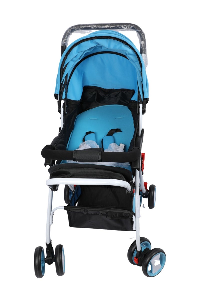 Lightweight stroller in sky blue - practical and safe design for everyday transport - Image 5