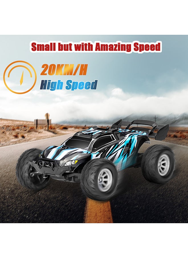 Generic - S658 RC Cars Mini Remote Control Car for Kids 2.4GHz 1:32 RC Car with LED Light 20KM/H High Speed Racing Car with 2 Battery - Image 1